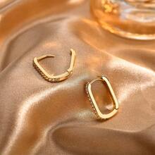 1 pereche de cercei rotunzi cu zirconiu, cercei mici cu zirconiu cubic pentru piercing de cartilaj, accesorii de bijuterii de nuntă