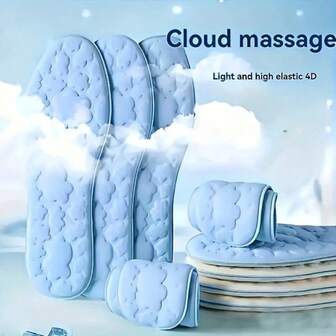 Memory Foam Insoles, Breathable Design, Lightweight Feel, Durable Cushioning, Soft Padding, Suitable For Men, Women, Runners, Travelers, And Walkers