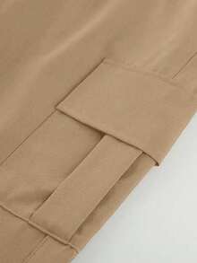 1pc Young Boy Fashionable Outdoor Sports Casual Cargo Pants, Spring/Autumn