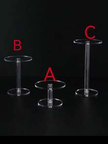 Wielofunkcyjny okrągły stojak ekspozycyjny z akrylu, przezroczysty stojak ekspozycyjny na lalki wykonujące gesty, kosmetyki, perfumy, drobne przedmioty, akrylowa biżuteria, stojak ekspozycyjny na zegarki.