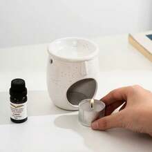 1PC Nordic-Style Simple Ceramic Candlestick Desktop Decorative Items, Creative Face Aroma Diffuser Decoration, DIY Handicrafts, Gift Decoration, Home Decorative Items