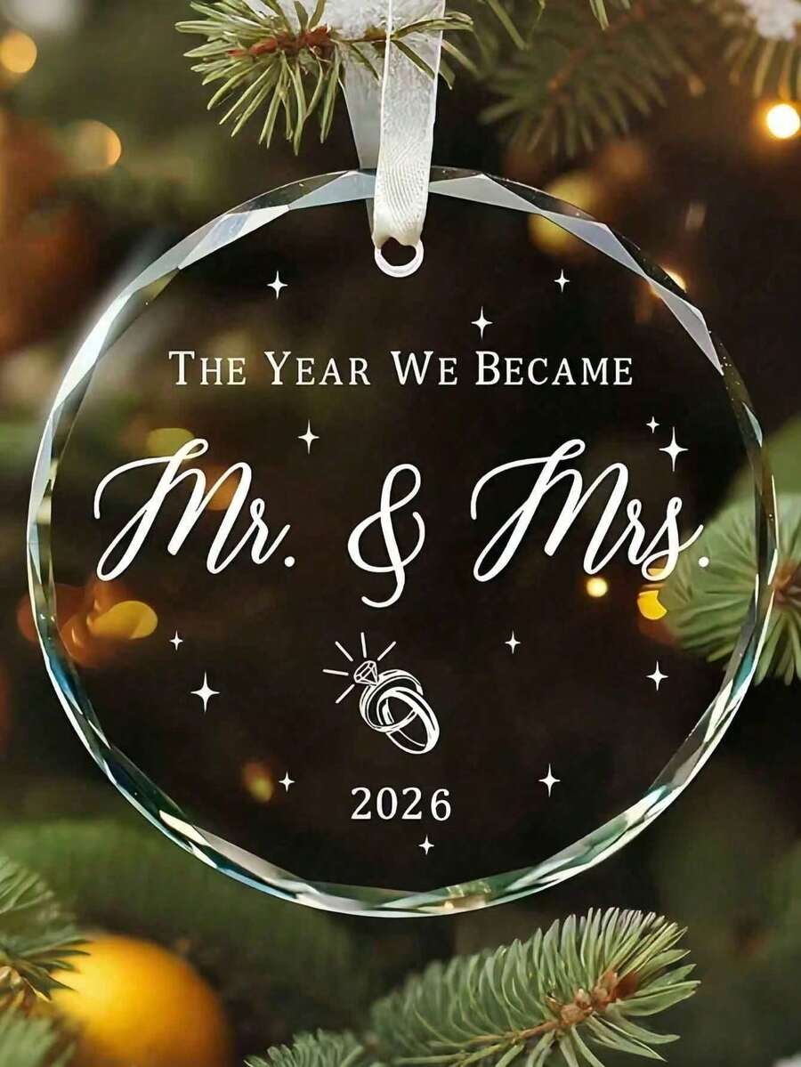 Acrylic Hanging Wedding Gifts - Mr And Mrs Gifts - 2025 Couples Wedding Gifts, Future Mr And Mrs Gifts - First Wedding Bridal Shower Gifts - Ideal For Home And Outdoor Garden Decorations, Engagements|Wedding Celebrations|Birthday Gifts|Mother's Day|Decorative Hanging|Transparent Designs, Wedding Decorations,...