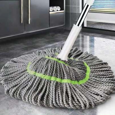 Fregona Microfibra para Limpieza Pisos | Fregona giratoria higiénica y Conveniente para Limpieza