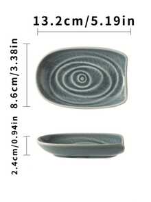 Portautensili da cucina in ceramica, supporto per mestoli, portacucchiaio da zuppa in ceramica vintage, vassoio per mestoli, vassoio portaoggetti per stoviglie, piatto di appoggio per cucchiai da caffè e dolci, regalo ideale per la Festa della Mamma e il Natale, design multicolore cotto in forno vintage