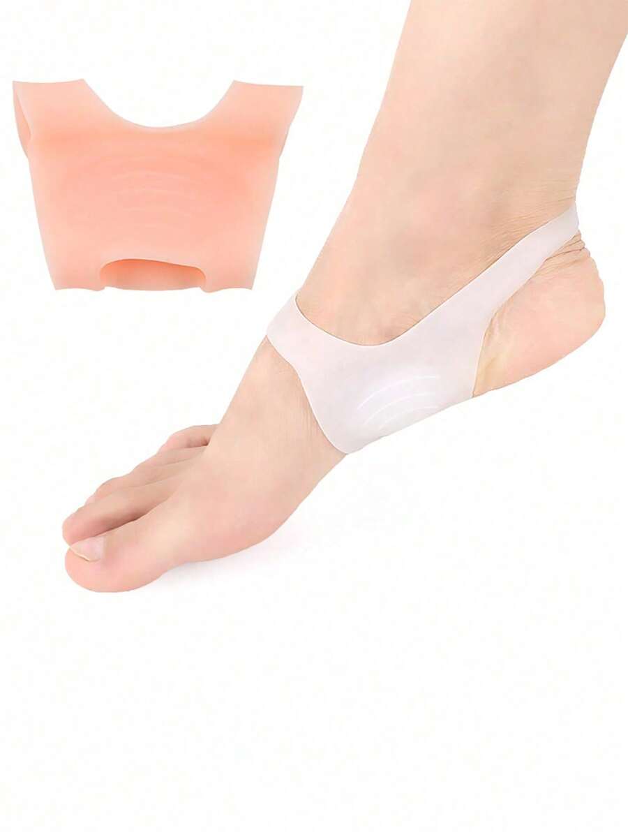 1 Pair Silicone Arch Support Cushion, Soft And Comfortable Foot Pad