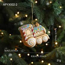 Christmas Hanging Decoration Creative Gingerbread/Fox Tree Ornaments For Home Office Party - Multicolor - View 6