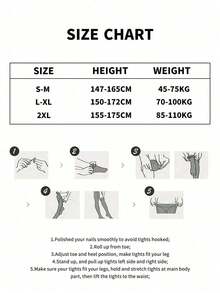 1pc 220g Women's Tights, Warm Lining Pantyhose, Black Sexy Sheer Plus Size Pantyhose, Thick Thermal Lined Warm Pantyhose For Autumn/Winter, Business Pantyhose For Winter (-5-15 ° C) - Đen 3 - Xem 2