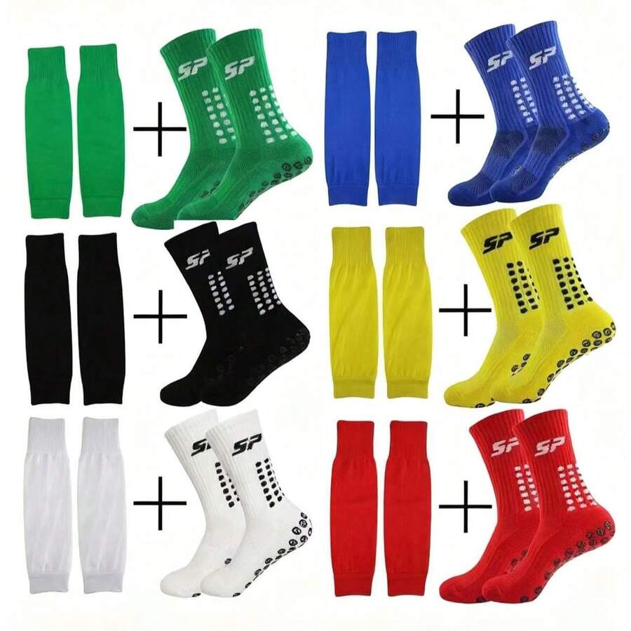 2pcs/Set Includes Adhesive Soccer Leg Warmers, Sports Leg Warmers, Hiking & Basketball Leg Warmers, And Sports Leg Sleeves Compression Leg Sleeves