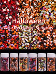 85g/3oz Halloween Cake Decoration Edible Sugar Sprinkles,Halloween Sprinkles For Cupcake Biscuits Desserts Party Halloween-Themed Parties Bake Decoration