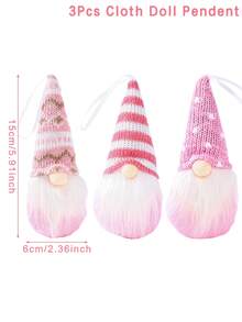 3 pièces Poupée de Noël Décorations de Noël suspendues, Poupée de lutin de Noël, Ornement de Noël, Décorations pour sapin de Noël, Décorations de Noël, Décorations de Noël joyeuses, Décorations de fête de Noël, Décorations de Noël, Décorations de Noël pour la maison, Cadeaux de Noël, Décorations d'hiver, Faveurs de fête de Noël, Fournitures pour rassemblement à la maison, Accessoire festif, Décoration de cheminée, Décoration d'intérieur, Décoration de chambre, Décoration du Nouvel An 2026