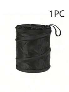 1pc Car Trash Bin, Car Seat Back Hanging Garbage Bag, 5.91*7.87inch, Car Waste Basket, Liriestter Container, Car Auto Garbage Bin Storage Bag, Car Interior Accesso