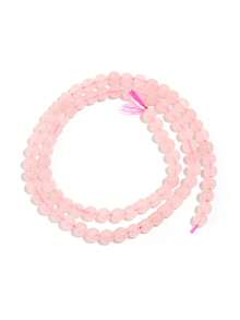 1 Stück Natürliche Rosenquarz Kristall Lose Perlen für DIY Schmuckherstellung, Armbänder, Halsketten