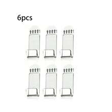 6/12/24pcs Acrylic Black Vinyl Record Wall Mount Holder, Transparent Acrylic Music Album Cover Display Rack, Self-Adhesive, Home Office Wall Decor Accessories - Multicolor - View 13