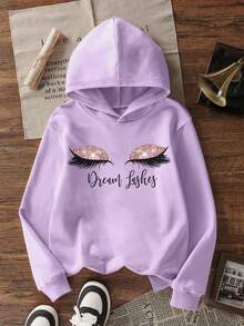 Tween-Mädchen 1 Stück Thermofutter, dick und warm, Kapuzenpullover, geeignet für Kinder, Herbst/Winter, Langarmshirt