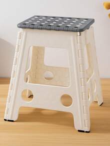 ENVIO GRATUITO y SIN MINIMO de compra!!! Taburete Plegable Grande de Plástico con Asa – Banquito Reforzado y Compacto, Diseño Estable y Robusto, Superficie Amplia, Ahorra Espacio, Ideal para Hogar, Cocina, Camping, Taller o Uso Diario