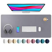 Christmas Decor Leather Desk Mat, Mouse Pad, Non-Slip Desk Protector, Leather Desk Blotter, Computer Desk Mat, Waterproof Desk Pad, Suitable For Office And Home Decor