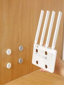 5pcs/10pcs Remote Control Holder, Magnetic Invisible Wall Mount Suitable For Various Household Appliances Remote Controls, Insertable Storage, Frameless Hanging Decoration Without Nails, Easy Installation - Multicolor - View 4