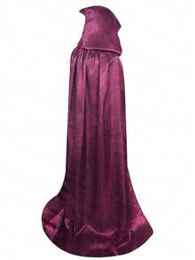 130cm/150cm/170cm 成人万圣节斗篷，彩色布料死亡斗篷，巫师斗篷，中世纪巫师长袍，斗篷，夜总会酒吧装扮道具，节日服装道具黑色斗篷