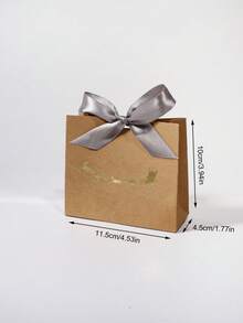 Cutie cadou de Crăciun cu 5 buc., cu panglică de satin, imprimeu cu sania lui Moș Crăciun și reni în folie aurie, cutie elegantă pentru bomboane de sărbători, fursecuri, ciocolată, dulciuri, ambalaj roz și negru pentru favoruri de Crăciun, pentru petreceri, nunți, reuniuni de familie