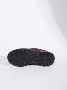 "Round Toe On Platform Warm Shoes Winter 2025 New Export Women's Thermal-Lined Warm Parent Shoes Wholesale Casual Outdoor Boots Cross-Border Snow Boots" - Red - View 7