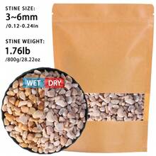 0.44/1.76lb Natural Decorative Rock - Mixed Color Pebble, Suitable For Aquarium, Garden, And Indoor/Outdoor Decorative Stone Crushed Stone, Suitable For Fish Tank Bottom Sand, Vase And Flower Pot Filling, Aquatic Plants, Micro Landscape, Mini Garden Natural Stone Mixture, Perfect For Halloween, Christmas, New Year, Wedding Anniversary,