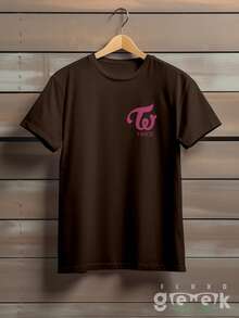 Camisa Camiseta Twice Kpop Momo 96 Personalizada Ref 1663 FLUXOGEEK - Marrom - Visão 2