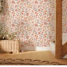 Một cuộn giấy dán tường tự dính hình hoa hồng 17,7 * 78,6/118,1 inch, chống thấm nước, chống ố, có thể bóc và tháo rời, dùng làm nhãn dán trang trí nghệ thuật trên tường phòng khách, phòng ngủ và ký túc xá, cải tạo và nâng cấp tường cũ cho người thuê nhà, nhãn dán tường tự dính - Nhiều màu - Xem 4