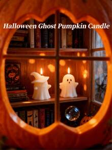 Halloween Pumpkin Aromatic Candle,Candles Scented,Party Decoration,Creative Funny Gift Ornaments,Relieve Fatigue,Purify Air,Remove Odors,Long Lasting Fragrance,For Home Decorations,Halloween,Relaxing Gifts,Bedroom Decor,Room Decor Aesthetic - Multicolor - View 2