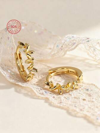 1 par de pendientes de mariposa de plata de ley 925 hipoalergénicos, lindos y delicados, vienen en caja de regalo, adecuados para uso diario o vacaciones, gran regalo para niñas, amigas, vuelta al colegio, Navidad