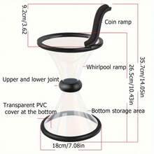 2025 High-Tech Magnetic Levitation Piggy Bank | Coin Insertion Triggers Cool Rotating Effect | STEM Science Education Tool, Suitable For Teens & Adults, + Financial Assistant - Multicolor - View 5