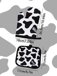 2 Pcs Thickened Oven Mitts And Heat Pads, Oven Microwave Insulated Gloves, High Temperature Resistant Restaurant Insulated Gloves Insulation Mat, Baking Gloves Set,Oven Mittshome Essentials,Kitchen Accessories,Kitchen Essentials,Kitchen Decor,Heat Resistant Mat,Oven Gloves,Kitchen Accessories