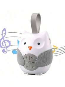 1 件婴儿白噪音和摇篮曲音响机、婴儿音乐玩具、幼儿男孩和女孩音响机、婴儿音响设备、可爱猫头鹰设计、便携式婴儿睡眠白噪音机、适用于婴儿车、汽车座椅、散步、婴儿必需品、新生男孩女孩生日/节日礼物