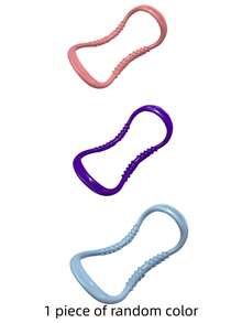 1pc Multi-Functional Pilates Ring, Yoga Assist Magic Circle, With Comfortable Foam Handles, For Thigh, Yoga, Fitness, Calf, Back, Waist And Hand Exercises