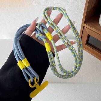 Cordón para teléfono móvil, colgante versátil para colgar al cuello para hombres y mujeres, para senderismo al aire libre, funda de cadena gruesa, colgante de mano