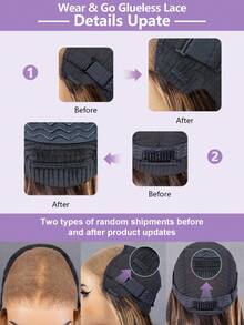 OQ 6x4 Lace Front Wig, 16-24 Inches, 180% Density, Pre-Plucked Hairline, Ombre Blonde Straight Wig, Natural Looking, Versatile Style For Business, Casual, Sexy, Halloween, Travel, Y2K Chic - SNATURAL/27 - View 8