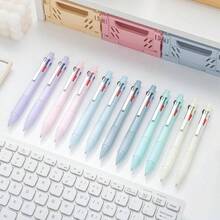 Multicolor Ball Point Pens 4 - In - 1 Colored Pens 1.0mm Assorted Inks 4 - Color Ballpoint Pen 8 Pack - 12 - 查看 1