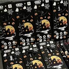 4 Pieces, Halloween Cute Student Style Brush Pen With Highly Attractively Ins Style, Black Ink Pen With ST Head, Halloween Gift
