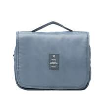 1 pièce Trousse de maquillage rose, organisateur de toilette de voyage et d'affaires, sac de lavage portable à grande capacité à suspendre pour hommes et femmes, organisateur d'accessoires de voyage, trousse de toilette pour voyage, salle de bain, femmes