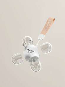 1pc Waterproof Travel Pill Case - 4 Compartments With Transparent Lid, For Daily Medication, Vitamins, Supplements Storage - Compact Portable Pill Box For Travel, Home, Office, School, Home Medicine Management, Secure Latch Design, Durable Structure, Dedicated For Health-Conscious Users