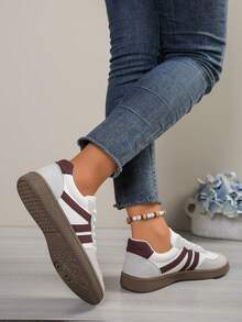 Zapatos deportivos de verano casuales para mujer, con suela plana y suave, antideslizantes, de estilo patchwork, adecuados para primavera y otoño