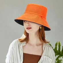 2 Piezas Sombreros de Sol para Mujer Reversible, Sombrero para el Sol con Una Cuerda Desmontable a Prueba de Viento, Protección UV UPF 50+, Perfecto para Exteriores, Playa, Escalada, Camping y Pesca. - 1 - Ver 6