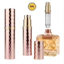 Perfume Travel Refillable Bottle,Bottom-Filling Perfumes Atomizer,Mini Cologne Dispenser, Portable Fragrances Sprayer Pocket Size Perfume Container For Women Men Cruise Trip Gift-F809SJ