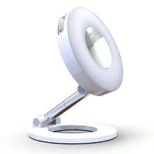 Luce di riempimento con specchio per attacco luce telefono LED MagSafe, luce ad anello per selfie con luminosità regolabile, compatibile con MagSafe, adatto per iPhone, smartphone, vlog/fotografia/videoconferenze, adatto per selfie e live streaming, fotografia, luce portatile per selfie, live streaming e luce portatile