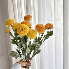 1PC/4PCS Artificial Austin Rose Bundle Simulation Peony Long Stem Artificial Flower Suitable For Home Vase Office Wedding Engagement Flower Arrangement Anniversary Date Mother's Day Birthday Gift Gifts Graduation - 3 Peonies - View 3