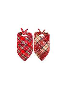 6 sztuk świątecznych, limitowanych, trójkątnych szalików dla zwierząt, szalik dla psa, wzór płatka śniegu, trójkątny szalik dla zwierząt, odpowiedni na zimową dekorację na imprezę świąteczną