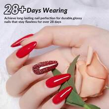 COLOURSMILE 15ml Gel sơn móng tay trong suốt dùng để làm móng chắc khỏe hơn, gel nối dài, gel lót trong chai, ngâm trong nước, gel UV LED nối dài móng - Trong sáng - Xem 7