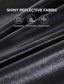 Mens Sequin Top 70s Outfit Disco Rave Party Collared T-Shirt Short Sleeve Breathable Metallic Shirthalloween - Hitam - View 7