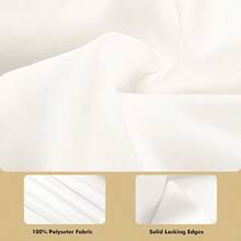 White Tablecloth Rectangle 60 X 102 Inch 2 Pack 6ft Polyester Fabric Table Cloths Rectangular Table Covers For Party Banquet Dining Birthday Wedding - White+60*102inch-2pack - View 4