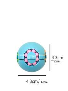 2pcs/4pcs/6pcs/8pcs Random Delivery Toy, Hamburger Shaped Puzzle Cube - Multicolor - View 4