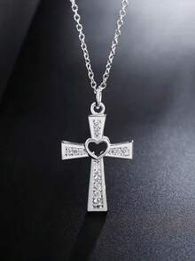 1 buc farmece clasic cruce pandantiv colier pentru femei bijuterii de nuntă petrecere, cadou de sărbători